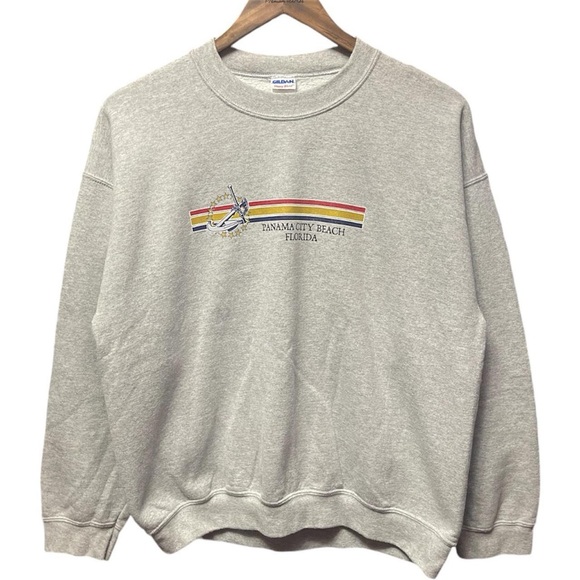 Gildan Other - Panama city Beach Florida front graphic long sleeve vintage 90s Y2K sweatshirt